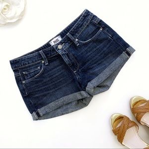 Paige Jimmy Jimmy Shorts - Blue Denim - Size 25